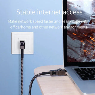 Hagibis 360° Cat8 Ethernet Cable RJ45 40Gbps Network LAN Cord - product details - b.savvi