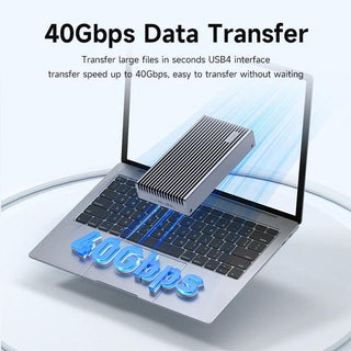 Hagibis 40Gbps USB4 M.2 NVMe SSD Enclosure with LED Digital Display USB4 Cable - product details fast data transfer - b.savvi