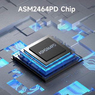 Hagibis 40Gbps USB4 M.2 NVMe SSD Enclosure with LED Digital Display USB4 Cable - product details asm2464pd chip - b.savvi