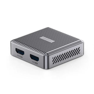 Hagibis 4K HDMI Video Capture Card Loop Out, 1080p 60Hz Record - product main grey front angled view - b.savvi