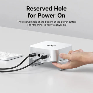 Hagibis Desktop Stand for Mac mini M4 Pro 2024 Aluminium Heat Dissipation Holder - product details - b.savvi