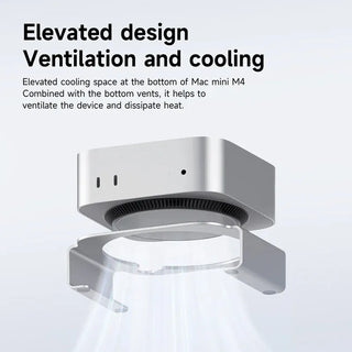 Hagibis Desktop Stand for Mac mini M4 Pro 2024 Aluminium Heat Dissipation Holder - product details - b.savvi