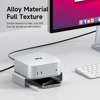 Hagibis Desktop Stand for Mac mini M4 Pro 2024 Aluminium Heat Dissipation Holder - product details - b.savvi