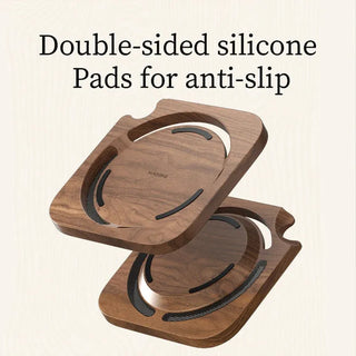 Hagibis Desktop Wood Stand for Mac mini M4 Pro 2024 with Dust Cover - product details - b.savvi