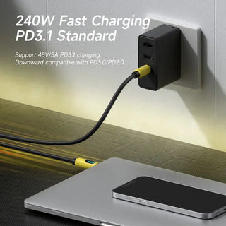 Hagibis LED Digital Display 240W USB C to USB C Fast Charger Cable PD 5A Charging - product details - b.savvi