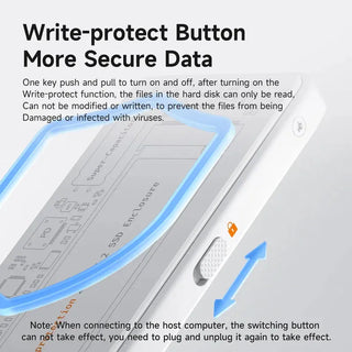 Hagibis M.2 NVMe SSD Enclosure Write Protect USB C 3.2 Gen2 10Gbps with Super-Capacitor - product details - b.savvi