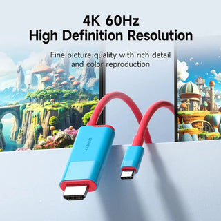 Hagibis Switch Dock for Nintendo Switch OLED USB C to HDMI Cable Adapter 4K60Hz with 100W PD Port - product details 4k 60hz output - b.savvi