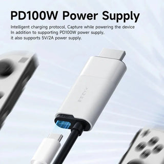 Hagibis USB 3.0 Video Capture Card Cable HDMI to USB C 1080p 60Hz with PD Port (2m) - product details pd100w power supply - b.savvi