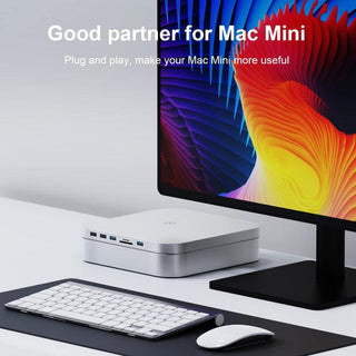 Hagibis USB C Hub with Dual Hard Drive Enclosure, Docking Station for Mac mini - product details good partner for mac mini - b.savvi