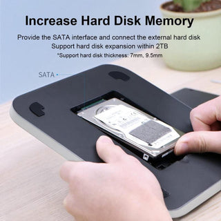 Hagibis USB C Hub with Dual Hard Drive Enclosure, Docking Station for Mac mini - product details increase hdd memory - b.savvi