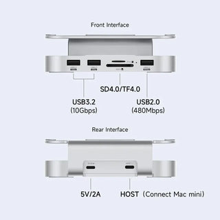 Hagibis USB C Hub with M.2 SSD Enclosure, Docking Station for Mac mini M4 - product details - b.savvi