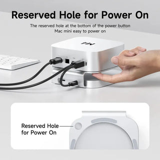 Hagibis USB C Hub with M.2 SSD Enclosure, Docking Station for Mac mini M4 - product details - b.savvi