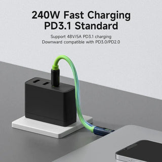 Hagibis USB4 40Gbps LED Digital Display Fast Charger Cable 240W 5A Charging - product details - b.savvi