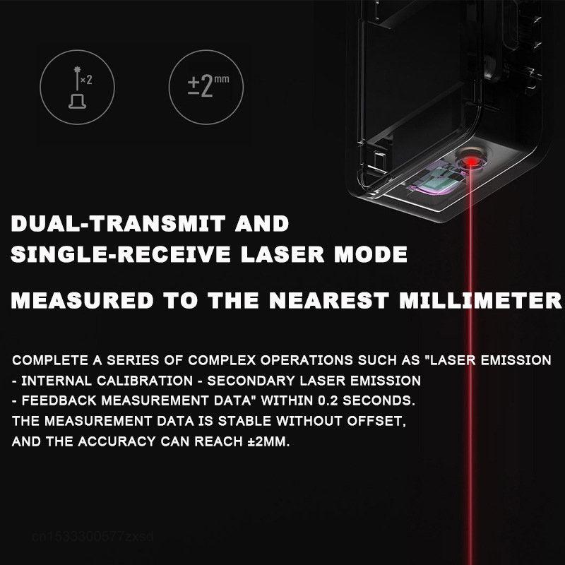 HOTO Smart Laser Range Finder High Precision Intelligent OLED Display 30m - product details measured nearest millimeter - b.savvi