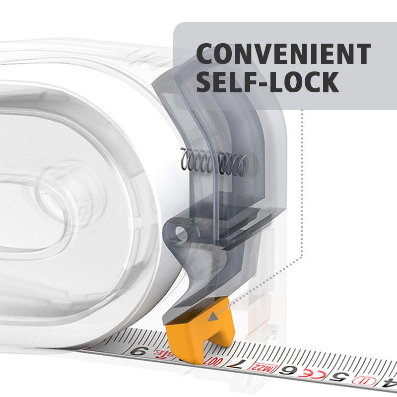 HOTO Tape Measure Self Lock Retractable Measuring Tape 3m - product details convenient self lock- b.savvi