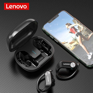 Lenovo LP7 TWS Wireless Earphones - IPX5 Waterproof - product open on table - b.savvi