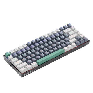 Machenike K500-B84 Tenkeyless Mechanical Keyboard LED Backlit 84 Keys - product main grey front angled view - b.savvi