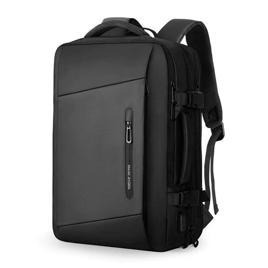 Mark Ryden Expandos Large Backpack Expandable 40L for 17.3-inch Laptop - product main black front angled view - b.savvi