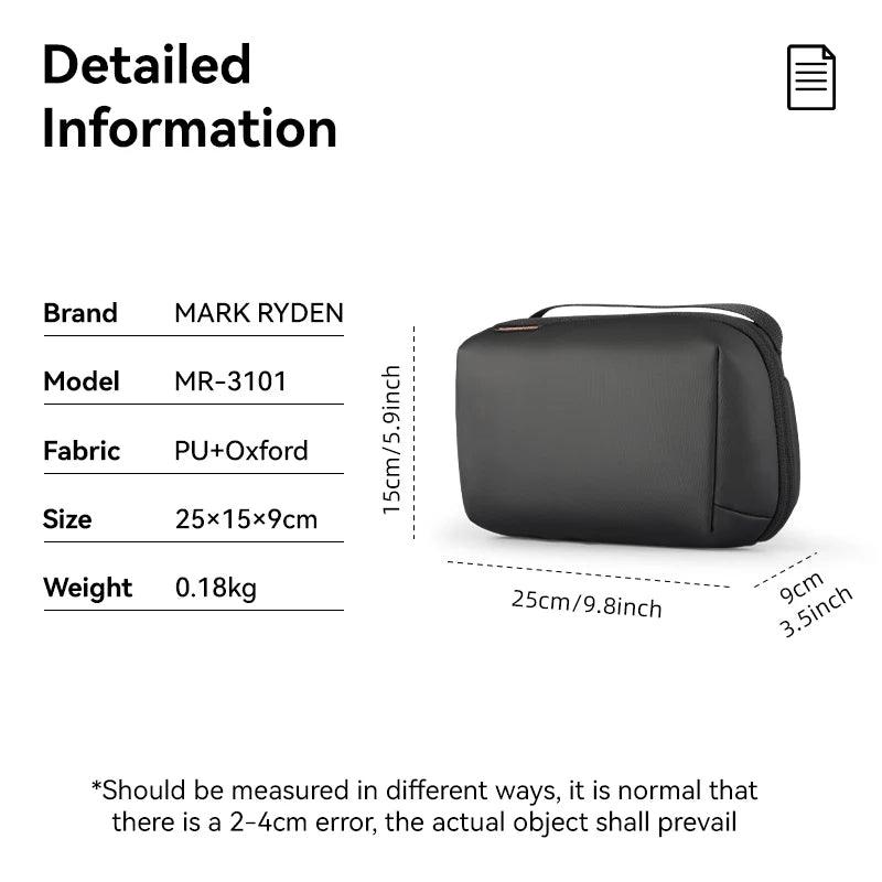 Mark Ryden MR3101 Multi Compartment Portable Tech Storage Bag - product details specs - b.savvi