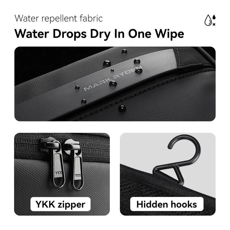 Mark Ryden MR86 Washbag Multi Compartment Storage Bag - product details water repellent fabric - b.savvi