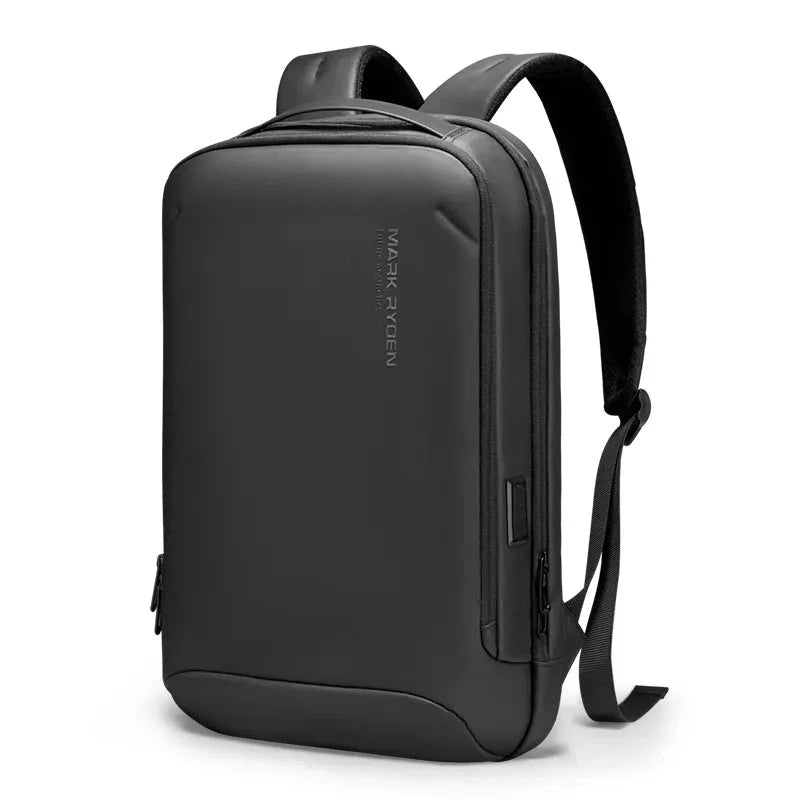 Mark Ryden Profession Backpack Hard Shell for 15.6-inch Laptop - product main black front angled view - b.savvi
