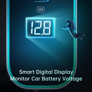 Mcdodo 107W Car Charger 5 Port USB PD 1.5m Extension Cable - product details smart digital display - b.savvi