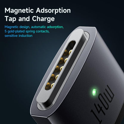 Mcdodo 140W PD USB C to MagSafe 3 Magnetic Cable Charging for MacBook Pro Air (2m) - product details magnectic adsorption - b.savvi