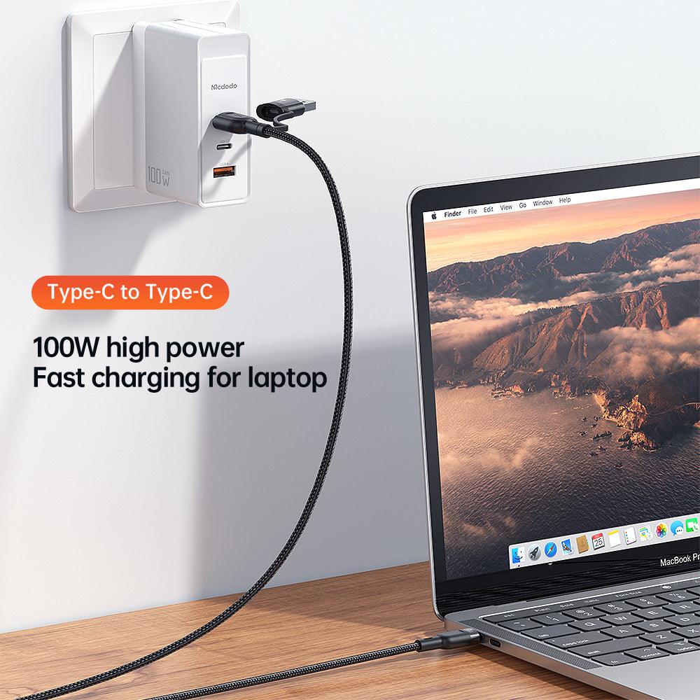 Mcdodo 3 in 2 USB to Lightning USB C Micro USB Cable PD 100W 6A. 1.2m - product details high power fast charging laptop - b.savvi