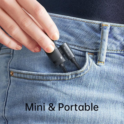 Mcdodo 90 Degree Audio Adapter USB C to 3.5mm DAC Earphone Mic 60W PD - product details mini portable - b.savvi