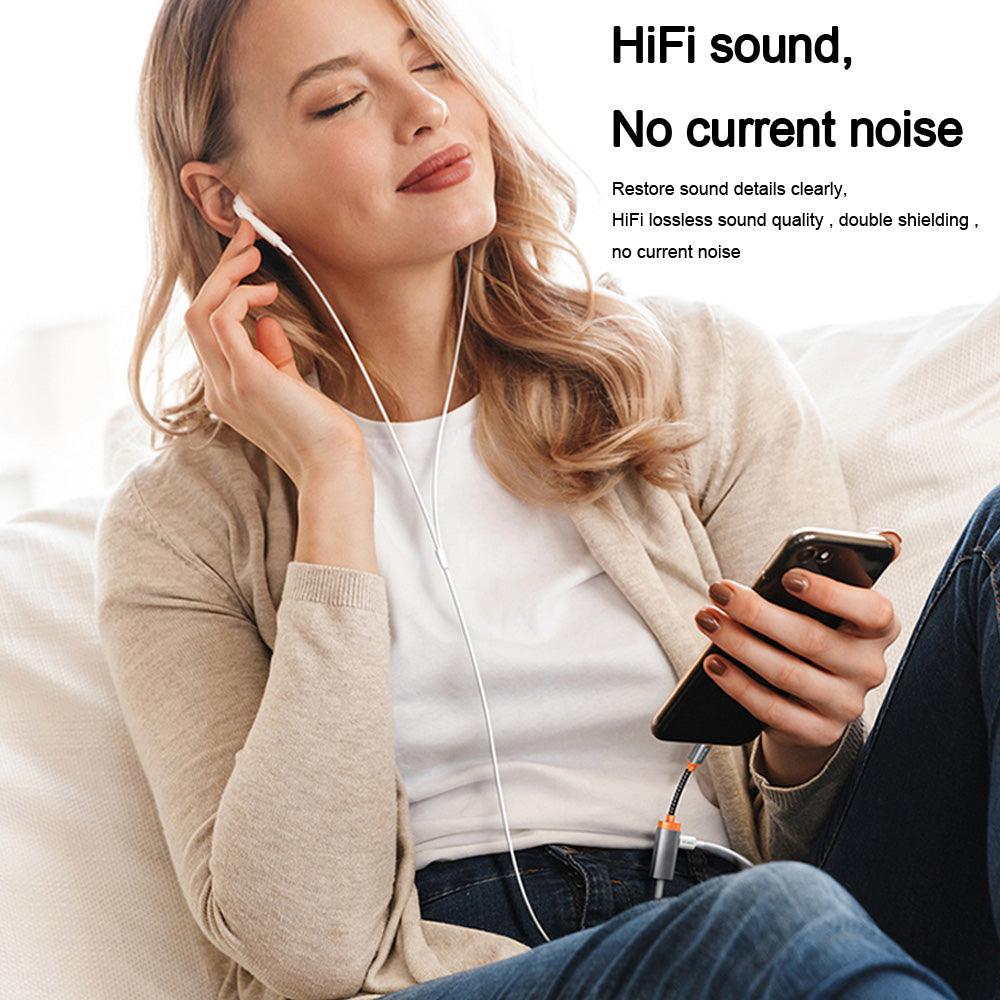 Mcdodo Audio Adapter Lightning to 3.5mm Splitter DAC Earphone Music 2.4A - product details hifi sound no current noise - b.savvi