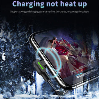 Mcdodo Right Angle USB C Cable 3A (UK) - product details no heat - b.savvi
