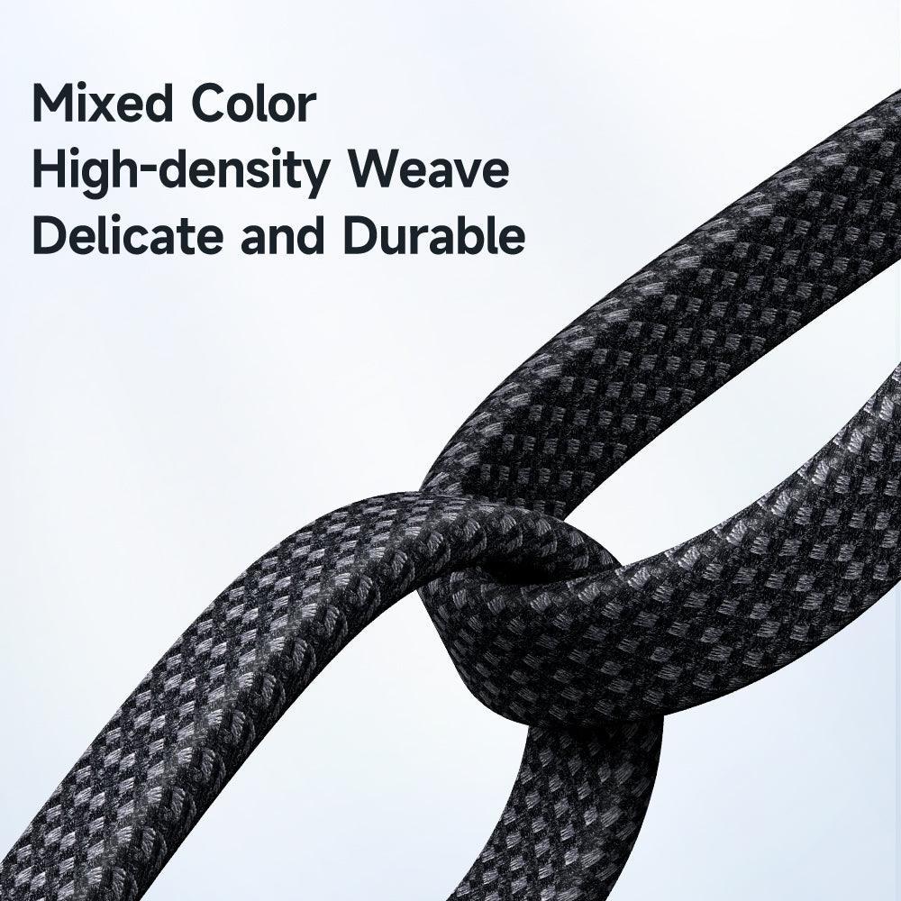 Mcdodo Slim 90 Degree Lightning Flat Cable 3A (1.2m) - product details mixed colour high density weave - b.savvi