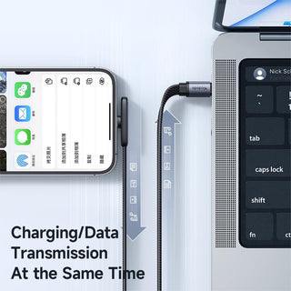 Mcdodo Slim 90 Degree USB C to Lightning Flat Cable 36W - product details data transmission - b.savvi