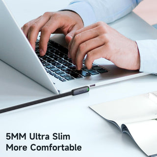 Mcdodo USB C to USB C 90 Degree Slim Flat Cable 65W 3.25A (1.2m) - product details 5mm slim cable - b.savvi