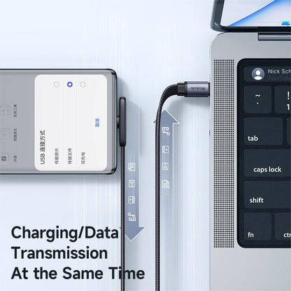 Mcdodo USB C to USB C 90 Degree Slim Flat Cable 65W 3.25A (1.2m) - product details data transmission - b.savvi