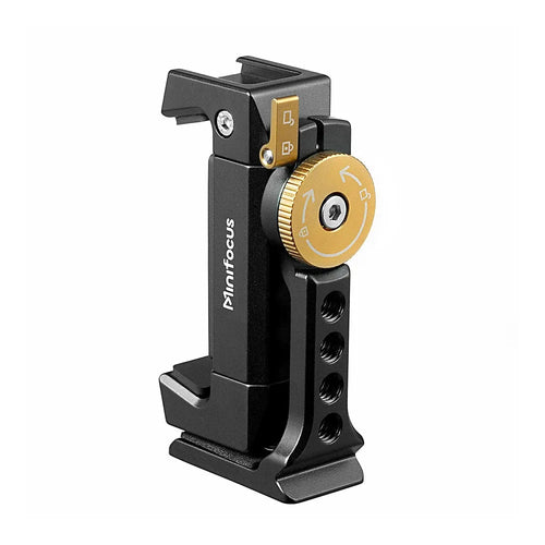 MINIFOCUS 2062M Metal Phone Holder Clamp with Cold Shoe Arca 360° Rotatable Tripod Mount - product details - b.savvi