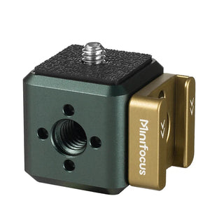 MINIFOCUS Multi-Hole Screws Adapter with Cold Shoe Mounts 1/4'' & 3/8'' Thread - product details - b.savvi