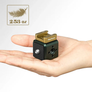 MINIFOCUS Multi-Hole Screws Adapter with Cold Shoe Mounts 1/4'' & 3/8'' Thread - product details - b.savvi
