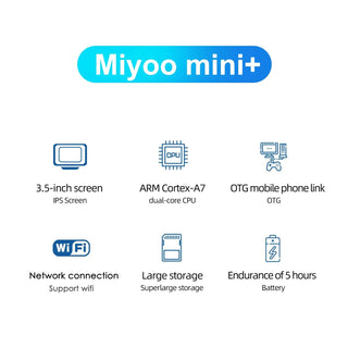 Miyoo Mini Plus Retro Portable Handheld Game Console 3.5-inch IPS Screen - product details highlights - b.savvi