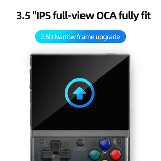 Miyoo Mini Plus Retro Portable Handheld Game Console 3.5-inch IPS Screen - product details narrow frame - b.savvi
