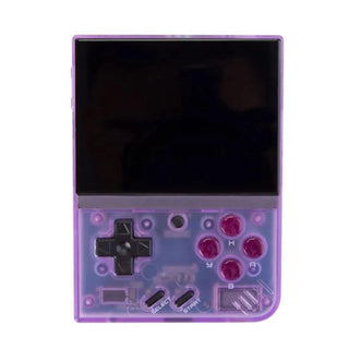 Miyoo Mini Plus Retro Portable Handheld Game Console 3.5-inch IPS Screen - product variant purple front  view - b.savvi