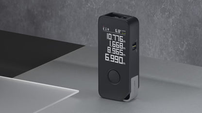 HOTO Smart Laser Measure Pro High Precision Tape Measuring Tool LED Display 50m