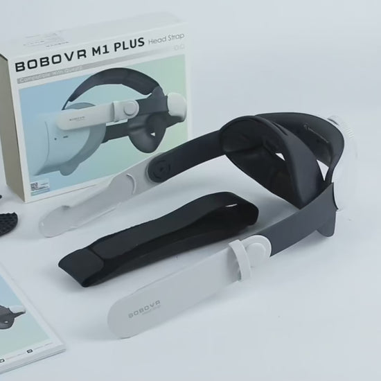 BOBOVR M1 Plus Head Strap for Quest 2 Enhanced Comfort & Support - video overview - b.savvi