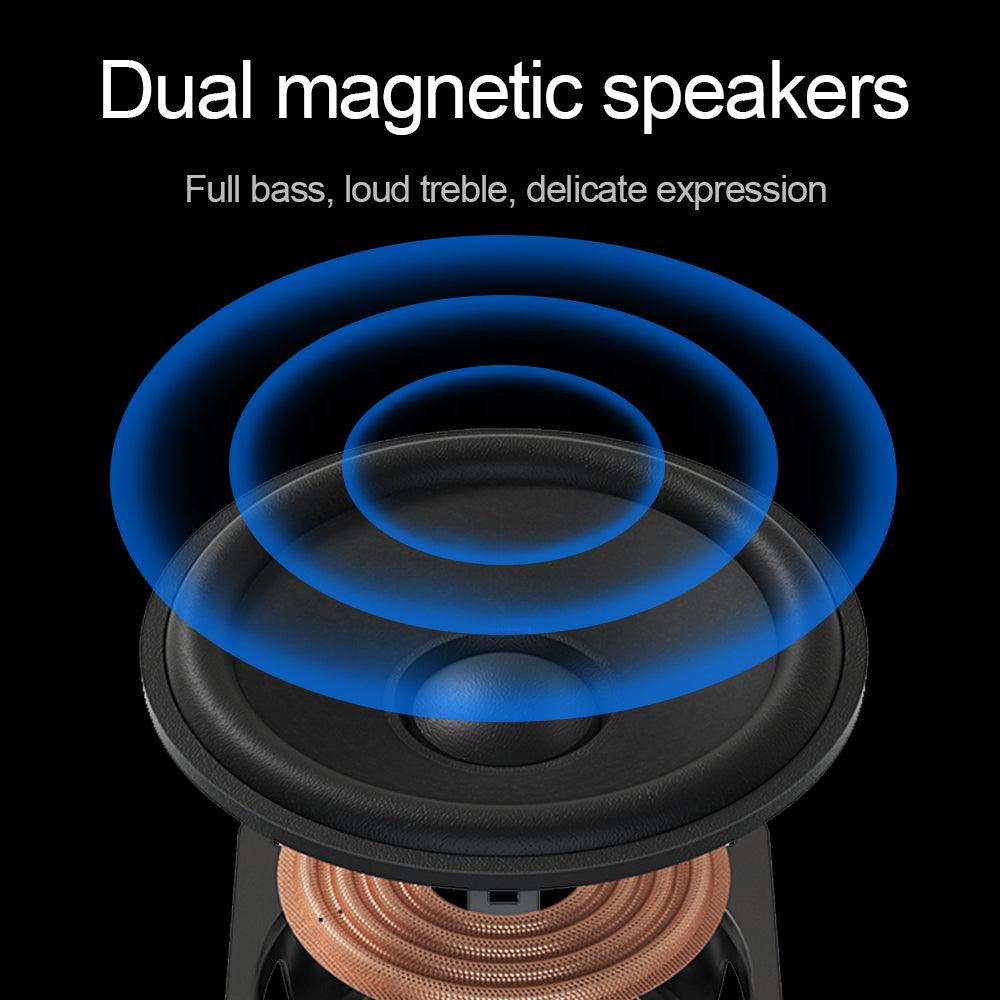Redragon GS520 Anvil RGB Desktop Stereo Speakers - product details dual magnectic speakers - b.savvi