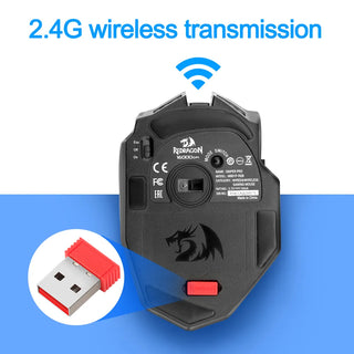 Redragon Sniper Pro M801P RGB Wireless Gaming Mouse - product details 2.4g transmission - b.savvi