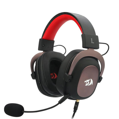 Redragon ZEUS 2 H510 Wired Gaming Headset - 7.1 Surround Sound - product main black front angled view - b.savvi