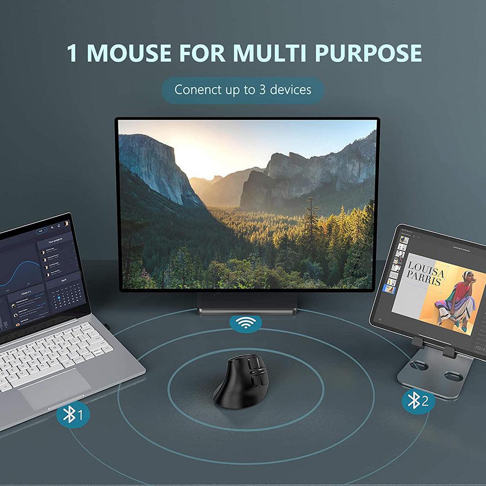 Seenda Ergonomic Mouse Wireless, Vertical Mouse Multi-Purpose - product details 1 mouse multi purpose - b.savvi