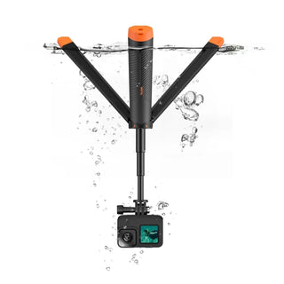 TELESIN 4-in-1 Waterproof Selfie Stick, Floating Hand Grip & Tripod for GoPro, Insta360, DJI OSMO - product details - b.savvi