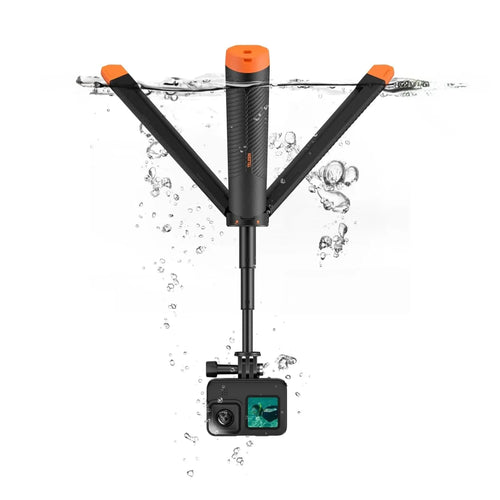 TELESIN 4-in-1 Waterproof Selfie Stick, Floating Hand Grip & Tripod for GoPro, Insta360, DJI OSMO - product details - b.savvi