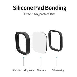 TELESIN 4-Pack CPL ND8 ND16 ND32 Camera Lens Filter Set Aluminium Frame for GoPro Hero 12 - product details - b.savvi